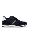 Kids Navy Side Logo Trainer 110930 by BOSS from Hurleys