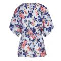 Womens Light Dream Blue Armoise Crepe Light Belted Top 42349 by French Connection from Hurleys