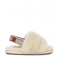 Toddler Natural Fluff Yeah Slide Slippers (5-11) 94577 by UGG from Hurleys