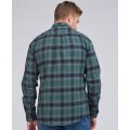 Mens Deep Green Joshua Check L/s Shirt 95584 by Barbour Steve McQueen Collection from Hurleys