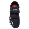 Child Navy/Orange Partner Velcro Trainers (10-1) 52369 by Lacoste from Hurleys