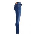 Womens Blue J23 Mid Rise Skinny Push Up Jeans 70329 by Armani Jeans from Hurleys