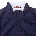 Baby Navy Hooded Textured Snowsuit