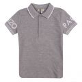Junior Marl Grey Logo S/s Polo Shirt 50881 by Kenzo from Hurleys
