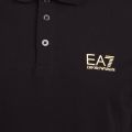 Mens Black/Gold Core ID Stretch S/s Polo Shirt 83018 by EA7 from Hurleys