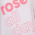 Womens Clean White More Rosé Sweat Top 72634 by Wildfox from Hurleys