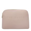 Womens Pink Lieaah Crosshatch Make Up Bag 87750 by Ted Baker from Hurleys