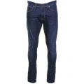 Mens 12.5oz F8.SO Blue Soak Wash ED-85 Slim Tapered Low Fit Jeans