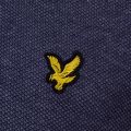 Mens Navy Reverse Birdseye S/s Polo Shirt 64947 by Lyle and Scott from Hurleys