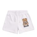 Girls White Toy Sweat Shorts 82016 by Moschino from Hurleys
