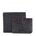 Mens Black Wallet & Card Holder Gift Set 93774 by Barbour from Hurleys