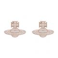 Womens Pink Gold Romina Pave Orb Earrings 47216 by Vivienne Westwood from Hurleys