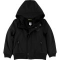 Boys Black Soft Shell Hooded Coat 28402 by BOSS from Hurleys