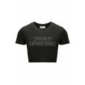 Womens Black Sophie Crop S/s T Shirt 105727 by Juicy Couture from Hurleys