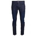 Mens Blue Anbass Hyperflex Slim Fit Jeans 15446 by Replay from Hurleys