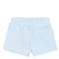 Toddler Light Blue Logo Sweat Shorts 36423 by Kenzo from Hurleys
