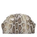 Womens Grey Bibeei Snake Gathered Clutch 88940 by Ted Baker from Hurleys