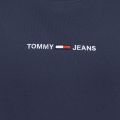 Womens Twilight Navy Boxy Crop Linear Logo S/s T Shirt 83535 by Tommy Jeans from Hurleys