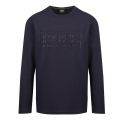 Athleisure Mens Navy Togn Logo L/s T Shirt 55076 by BOSS from Hurleys