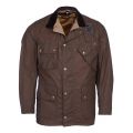 Mens Dark Sand Joshua Waxed Jacket 75447 by Barbour Steve McQueen Collection from Hurleys