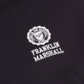 Mens Black Stripe Sleeve S/s Tee Shirt 7821 by Franklin + Marshall from Hurleys