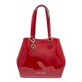 Womens Red Winter Pascal Patent Tote Bag 46125 by Valentino from Hurleys