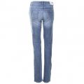 Womens Blue Wash J18 High Rise Slim Fit Jeans 27177 by Armani Jeans from Hurleys