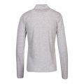Womens Pale Grey Heather Rib Mock Neck Knitted Top 50234 by Tommy Jeans from Hurleys