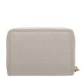 Womens Ivory Embossed Logo Small Zip Around Purse 95824 by Love Moschino from Hurleys