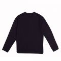 Boys Navy Small Rubber Logo Sweat Top 82146 by Emporio Armani from Hurleys