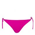 Womens Pink Glow Back Logo Side Tie Bikini Pants 56227 by Calvin Klein from Hurleys