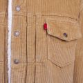 Womens Iced Coffee New Heritage Cord Trucker Jacket 76851 by Levi's from Hurleys