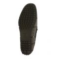 Mens Black Lace Loafer Woven