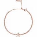 Womens Rose Gold Celestial Star Chain Bracelet 34250 by Olivia Burton from Hurleys
