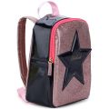 Girls Navy Glitter Star Backpack 111365 by Billieblush from Hurleys