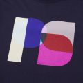 Mens Dark Navy Abstract PS Logo S/s T Shirt 56747 by PS Paul Smith from Hurleys