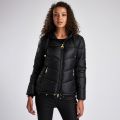 Womens Black Brace Hooded Quilted Jacket 46597 by Barbour International from Hurleys