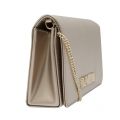 Womens Gold Smooth Metallic Crossbody Bag 43040 by Love Moschino from Hurleys