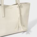 Womens Off White Tavi Tassel Tote Bag 104179 by Katie Loxton from Hurleys