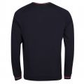 Mens Dark Blue Authentic Trim Crew Sweat Top 23481 by BOSS from Hurleys