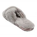 Womens Grey Lottie Crossover Slippers 77262 by Barbour from Hurleys