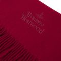 Bordeaux Embroidered Wool Scarf 47191 by Vivienne Westwood from Hurleys