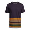 Mens Dark Navy Stripe Detail Regular Fit S/s T Shirt 79053 by PS Paul Smith from Hurleys