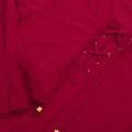Womens Maroon Lace Up Flared Top 31101 by Michael Kors from Hurleys