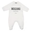 Baby White 3 Piece Babygrow Set 47310 by Moschino from Hurleys