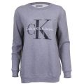 Womens Light Grey True Icon Crew Sweat Top 10231 by Calvin Klein from Hurleys