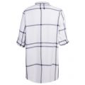 Lifestyle Womens White And Navy Bamburgh Check Shirt 21904 by Barbour from Hurleys
