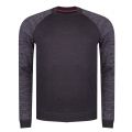 Mens Charcoal Cornfed Crew Knitted Jumper 29292 by Ted Baker from Hurleys