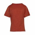 Anglomania Womens Rust Historic Lurex S/s T Shirt 43389 by Vivienne Westwood from Hurleys