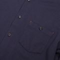 Mens Navy Morty Texture L/s Shirt 85695 by Ted Baker from Hurleys